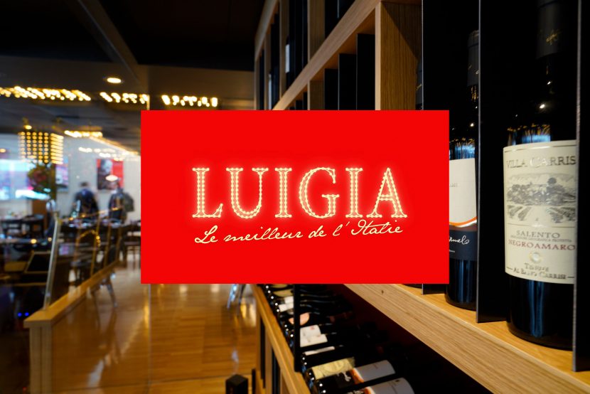 Restaurants LUIGIA carte vin numérique