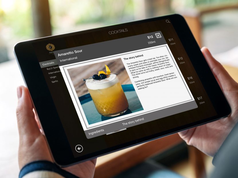 Cocktails iPad List