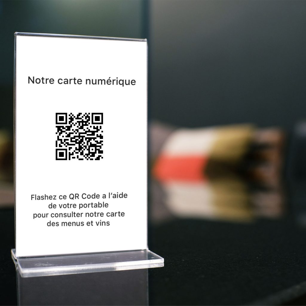 QR Code restaurant carte menus vins
