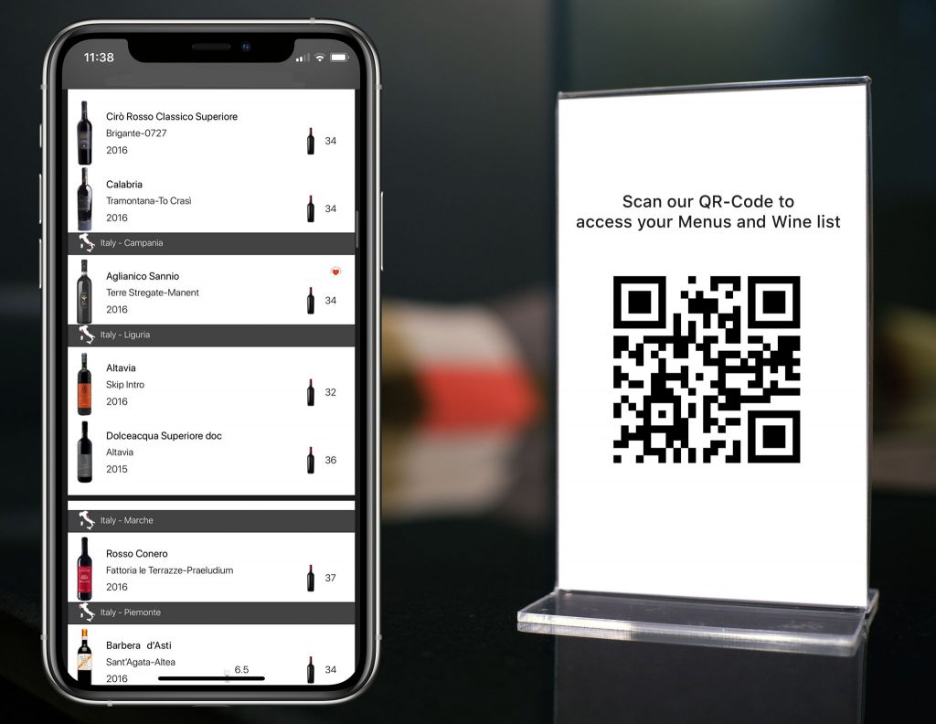 Scan QRCode restaurant menus