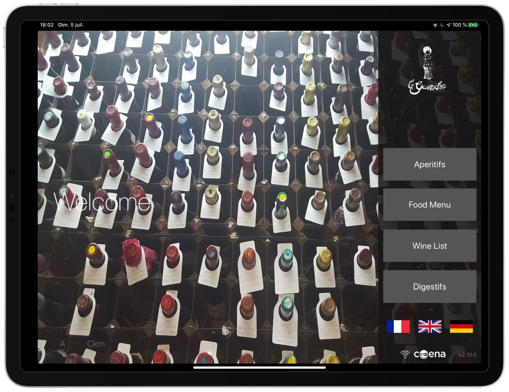 Wine List LeGavroche iPad