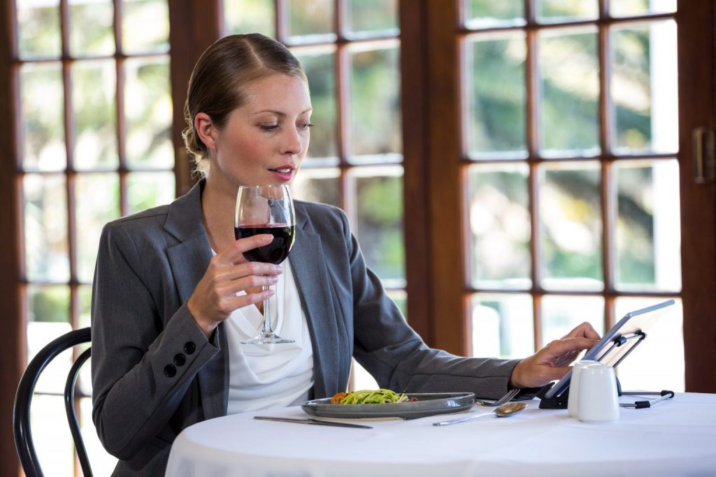 Wine List restaurant on iPad